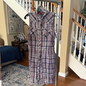 Tommy Hilfiger Red and Blue Plaid Dress
